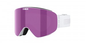 Bliz Flow Ski Goggles Bianche Rosa | 175-UJLTMI