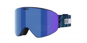 Bliz Flow Ski Goggles Blu Marroni Blu | 936-IEQASP