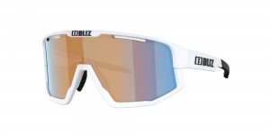 Bliz Fusion Occhiali da Sole Bianche Blu | 260-QBDKGH