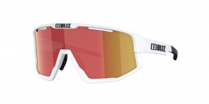 Bliz Fusion Occhiali da Sole Bianche Rosse | 729-KSGVZX