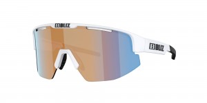 Bliz Matrix Small Occhiali da Sole Bianche Blu | 571-MDTXRO